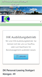 Mobile Screenshot of dk-personalleasing.de